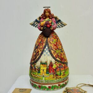 JIM SHORE Heartwood Creek 117675 BOUNTIFUL ANGEL Figurine  9.5"